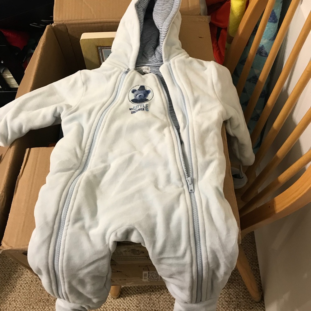 One piece fleece body suit